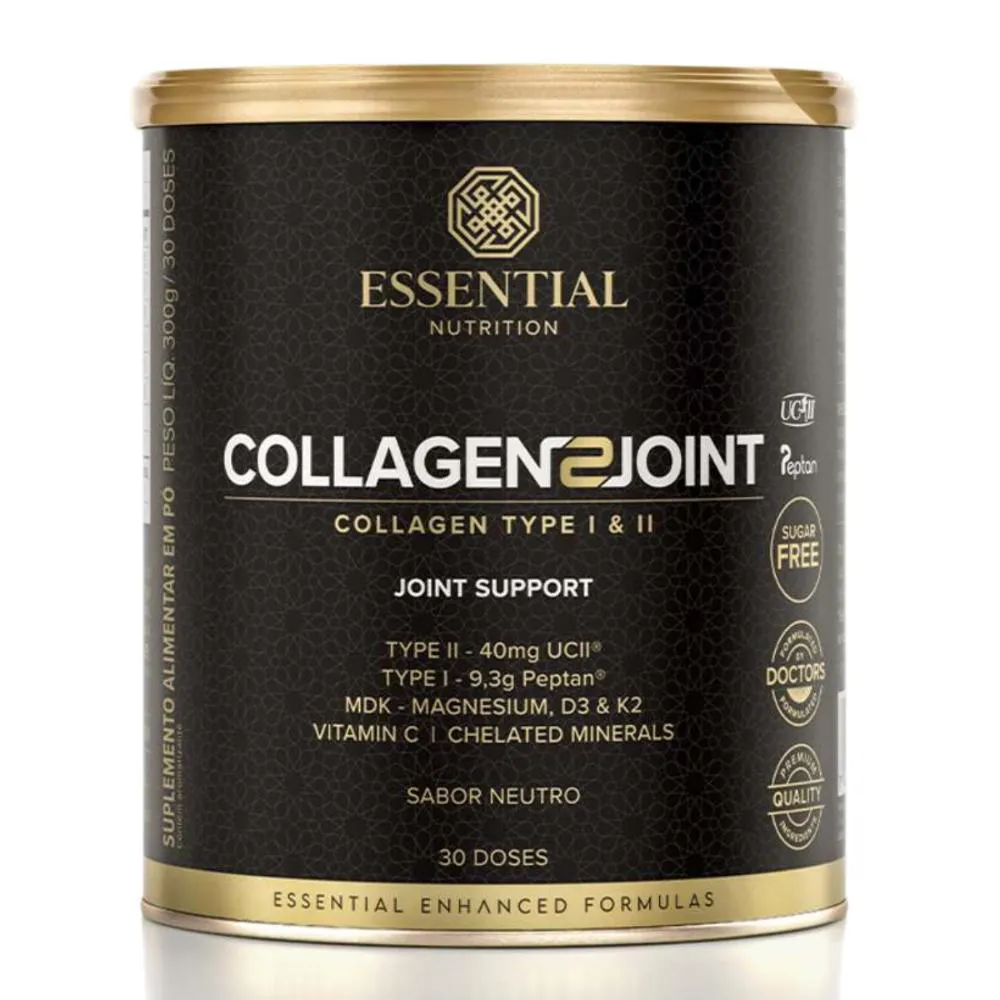 COLLAGEN 2 JOINT ARTICULAçõES LATA 300G ESSENTIAL NUTRITION Neutro