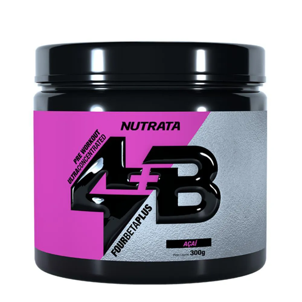 Pré-Treino Nutrata 4b Ultra Concentrated Plus Açaí 300g 