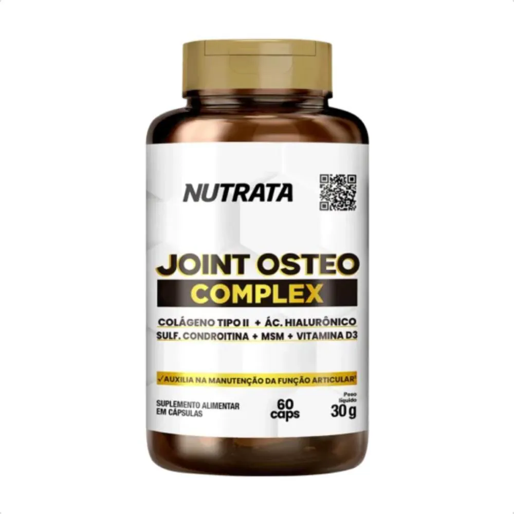 JOINT OSTEO COMPLEX COLAGENO TIPO 2 ARTICULAçãO 60 CAPSULAS NUTRATA Natural