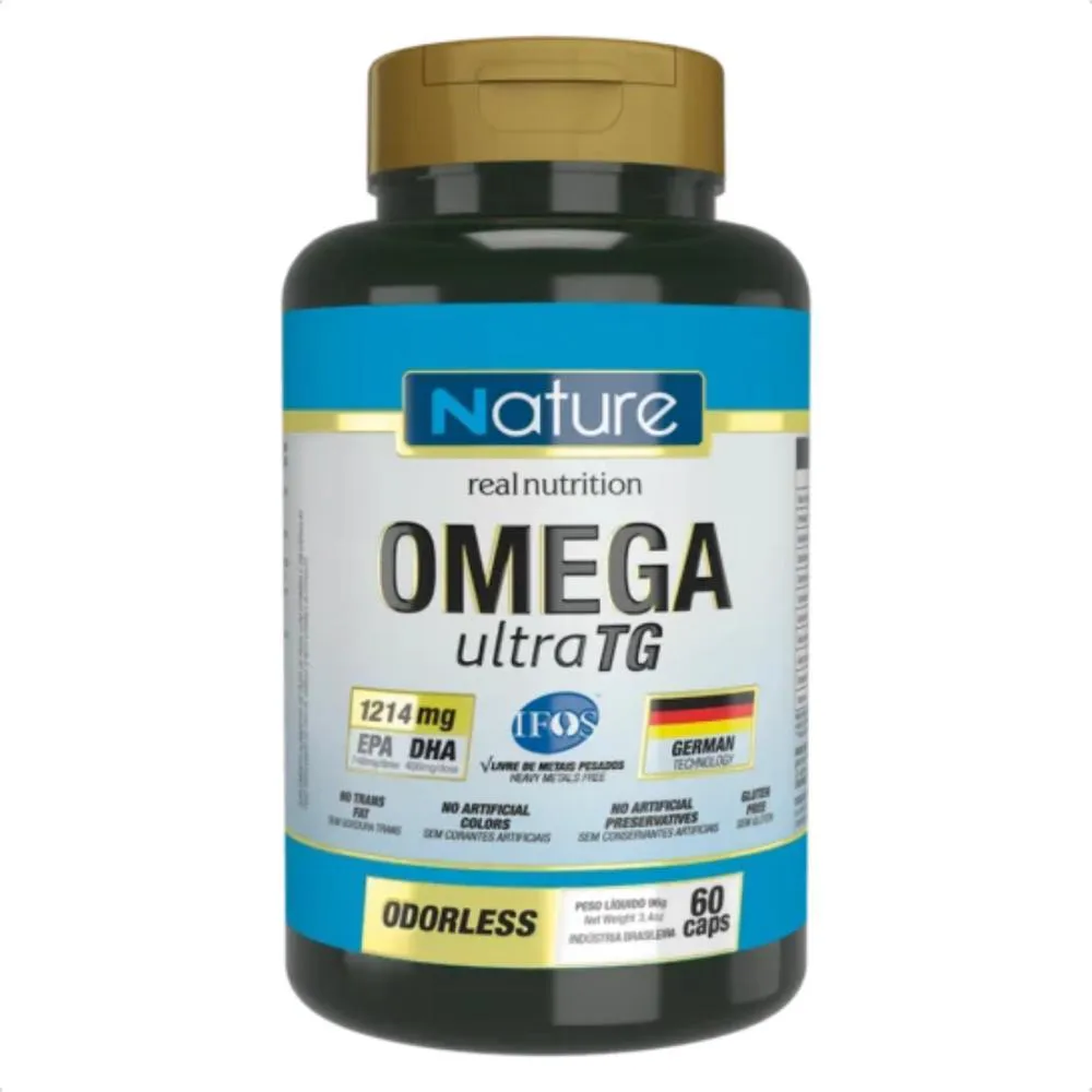 ÔMEGA 3 ULTRA TG EPA DHA 60 CAPSULAS NUTRATA Natural