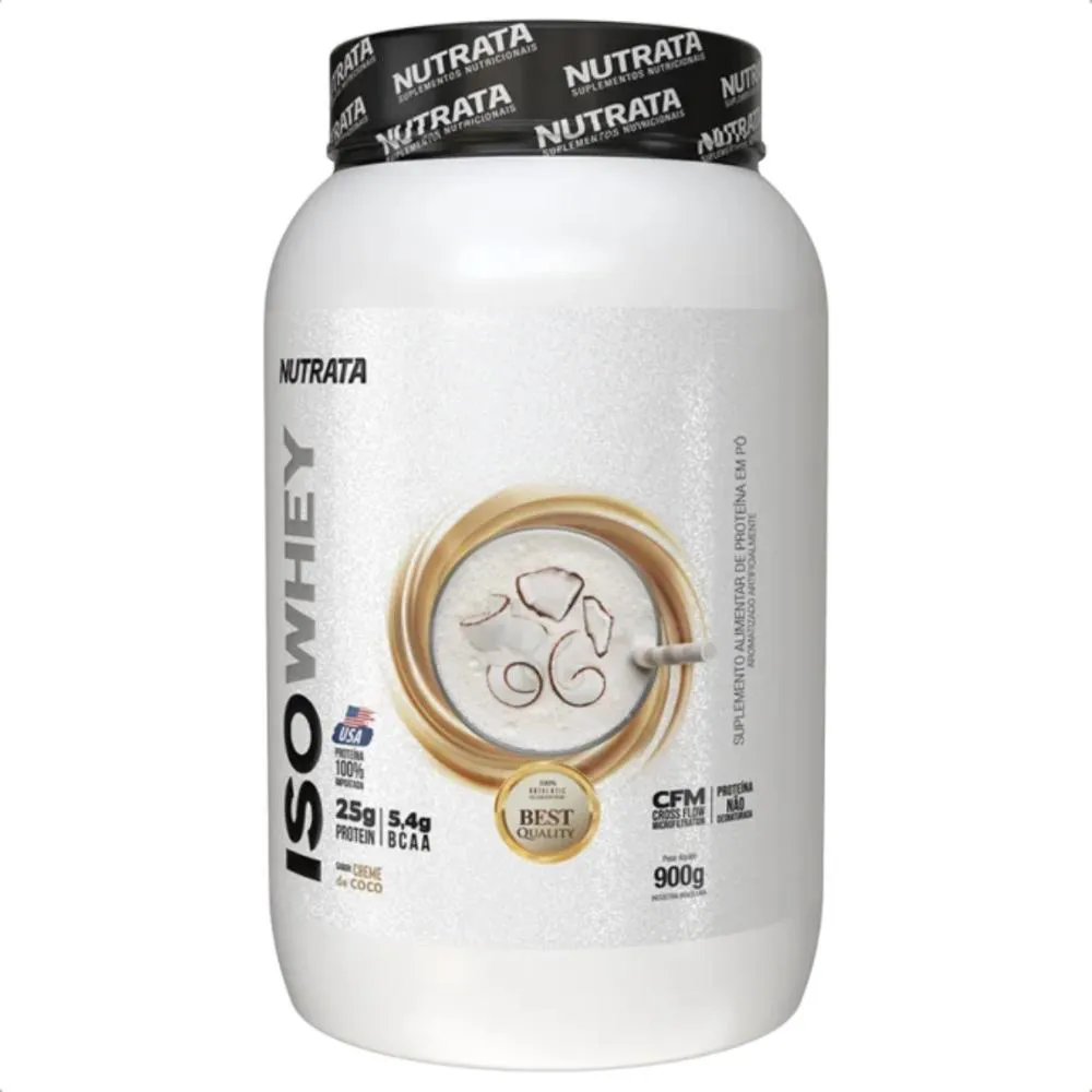 ISO WHEY PROTEIN 25G DE PROTEINA 900G NUTRATA Coco