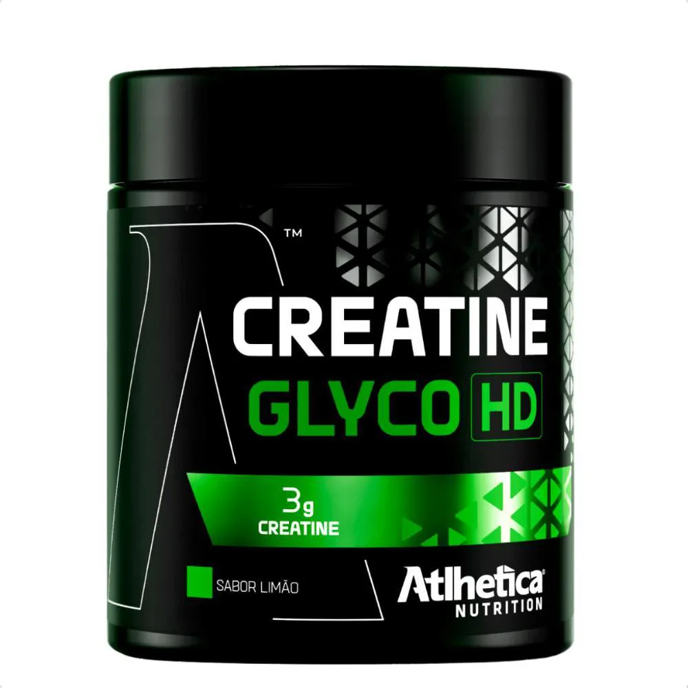 CREATINE GLYCO HD MONOHIDRATADA 300G ATLHETICA NUTRITION Limão