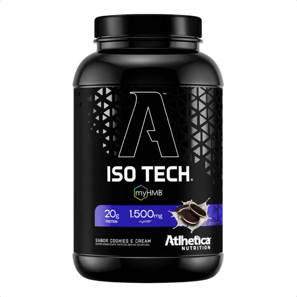 Whey Protein ISO Tech Atlhetica Nutrition Cookies and Cream 900g