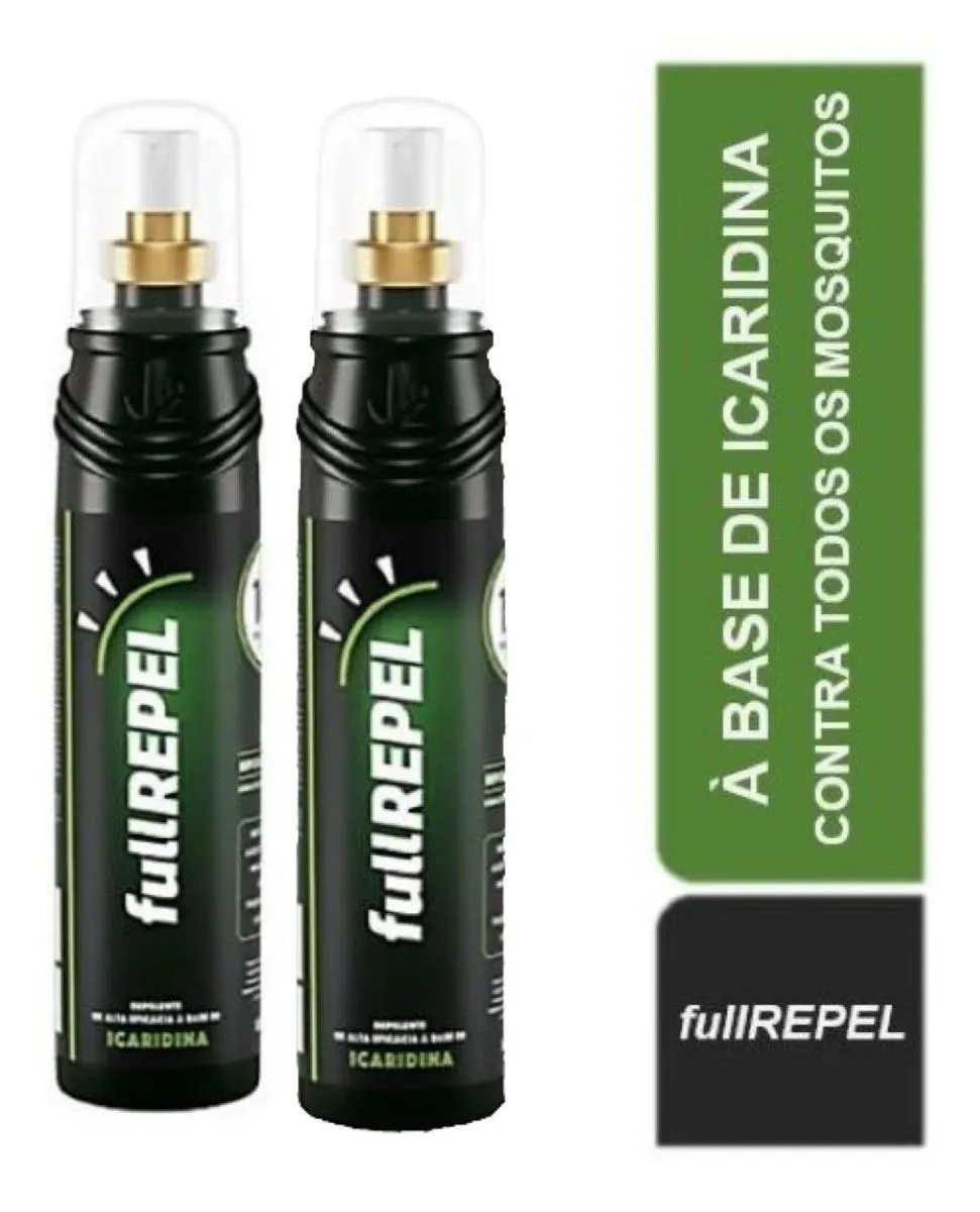 2X REPELENTE FULLREPEL ADULTO- 100ML C/ ICARIDINA- 10 HORAS