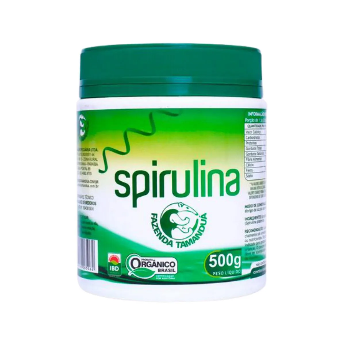 SPIRULINA FAZENDA TAMANDUá EM Pó - 500G