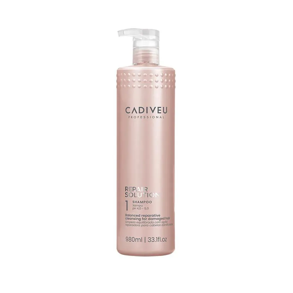Shampoo Cadiveu Repair Professional Solution Sem Sulfato 980ml