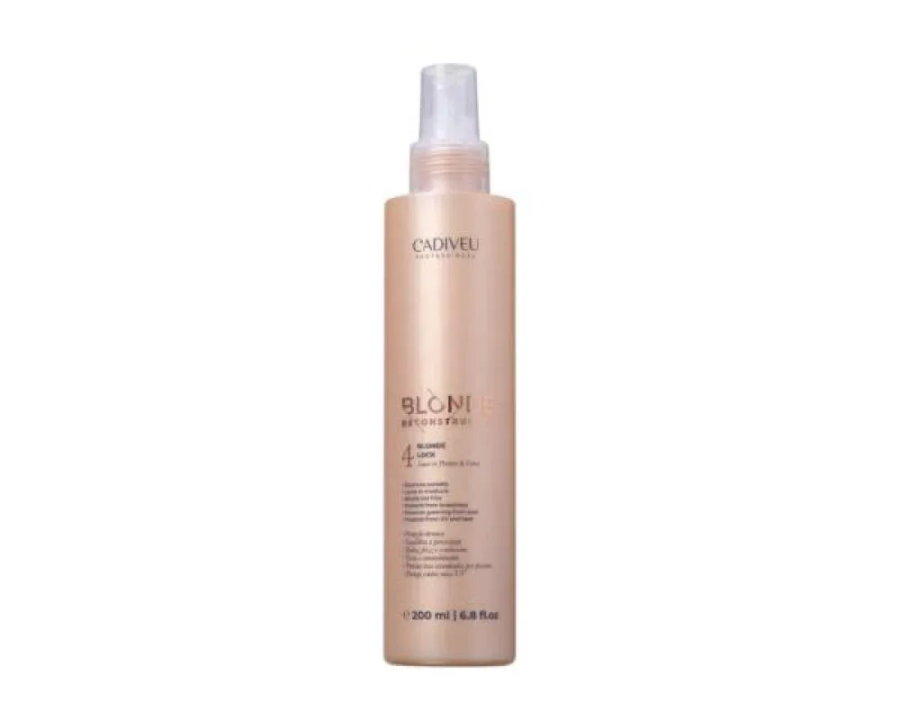 Leave-In Reparador Cadiveu Professional Blonde Reconstructor Blond Lock Cabelos Louros 200ml