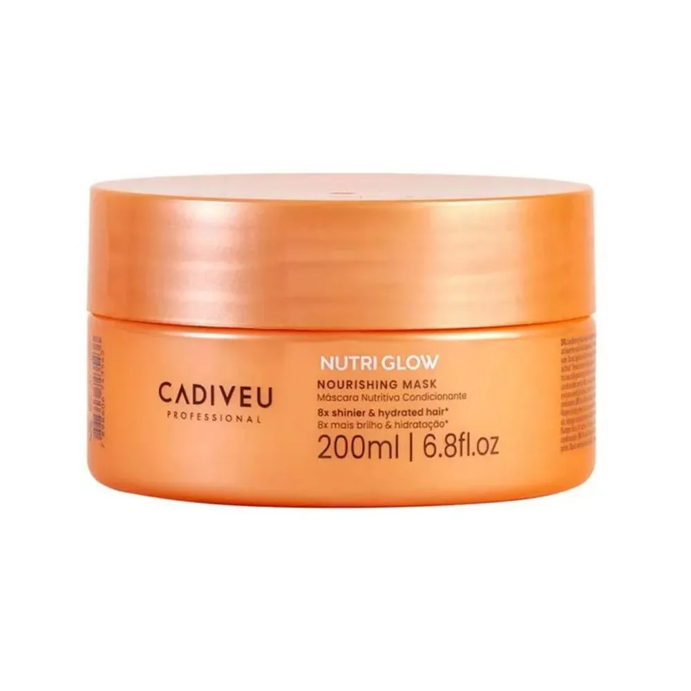 Máscara de Cabelo Nutritiva Condicionante Cadiveu Professional Nutri Glow 200ml