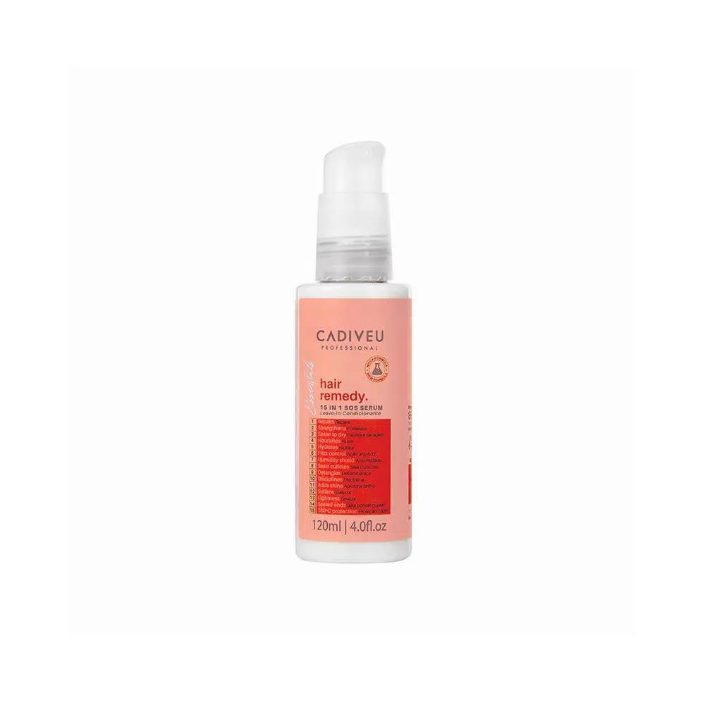 Leave-In Cadiveu Reparador Professional Hair Remedy SOS Sérum Cabelos Danificados 120ml