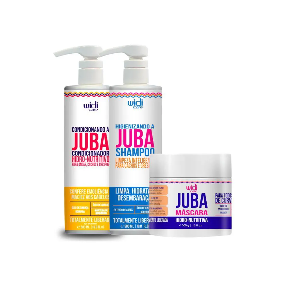 Widi Care Kit Juba Trio Tratamento (3 Produtos)