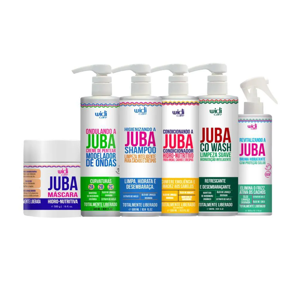 Widi Care Kit Ondulando A Juba Co Wash Revitalizante (6 Produtos)