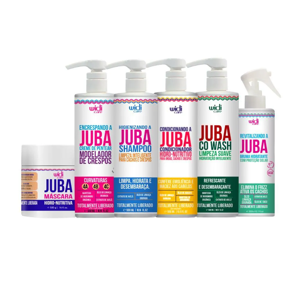 Widi Care Kit Encrespando A Juba Co Wash Revitalizando (6 Produtos)