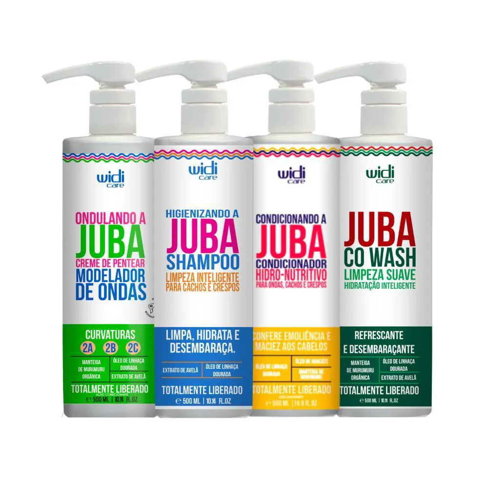 Widi Care Kit Ondulando A Juba Co Wash (4 Produtos)