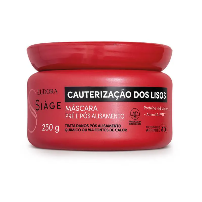 EUDORA SIAGE CAUTERIZACAO DOS LISOS MASCARA CAPILAR 250G