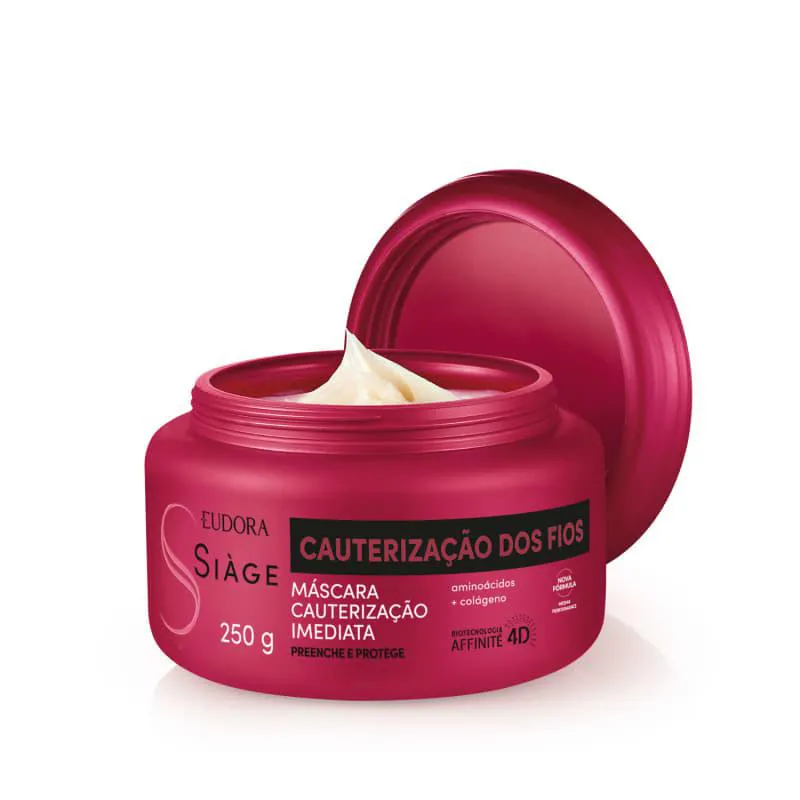 EUDORA SIAGE CAUTERIZACAO DOS FIOS MASCARA CAPILAR 250G