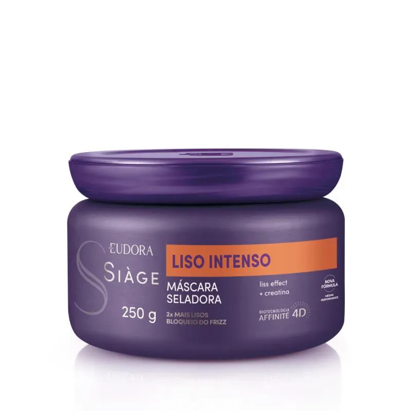 EUDORA SIAGE MASCARA SELADORA CAPILAR LISO INTENSO 250G