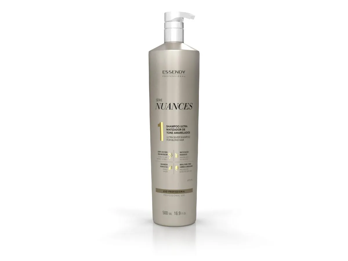 Shampoo Matizador Essendy Nuances Antiamareamento 500ml