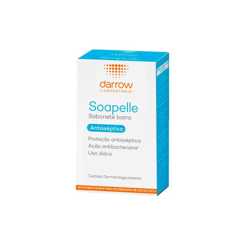 DARROW SOAPELLE SABONETE EM BARRA ANTISSéPTICO 70G