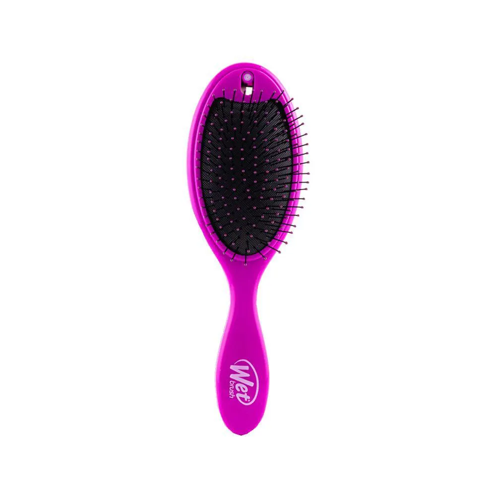 WETBRUSH 2-IN-1 TREATMENT BRUSH COM DISPENSER PARA TRATAMENTO ESCOVA PARA DESEMBARAçAR ROXA