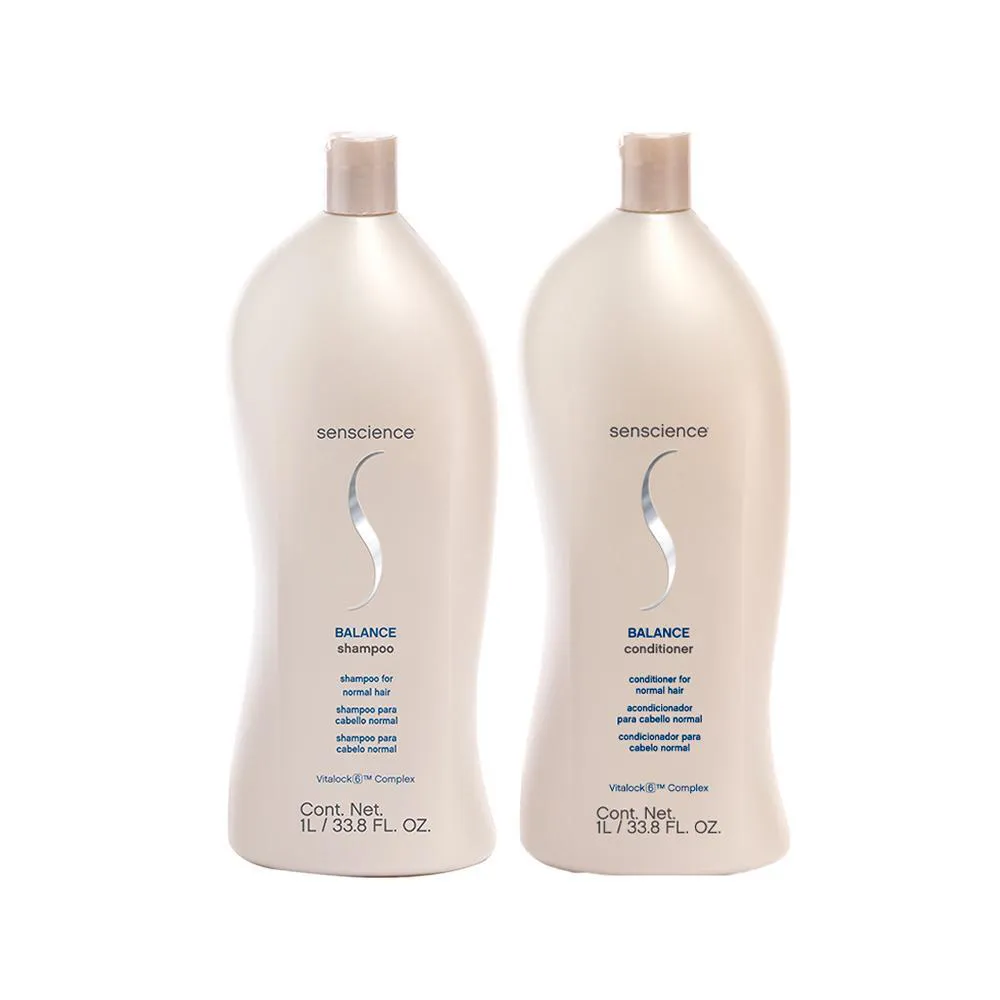 Kit Senscience Balance - Shampoo 1L E Condicionador 1L