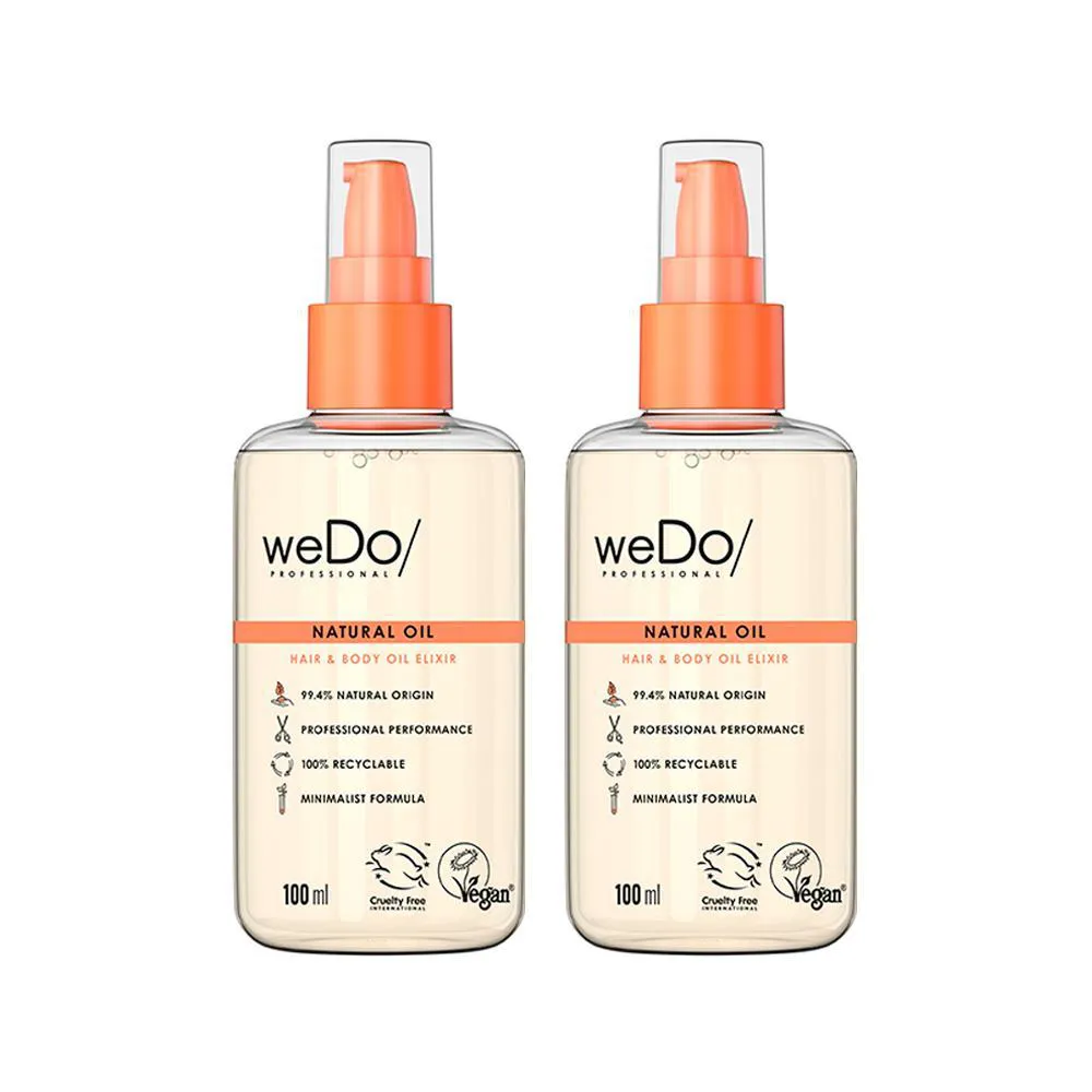 Kit Wedo/Professional Hair & Body Oil - Óleo Nutritivo Capilar 100 ml - 2 Unidades