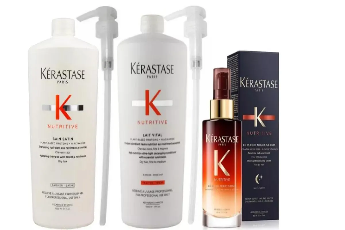 KéRASTASE NUTRITIVE SH SATIN E COND LAIT VITAL 1L+SéRUM 90ML