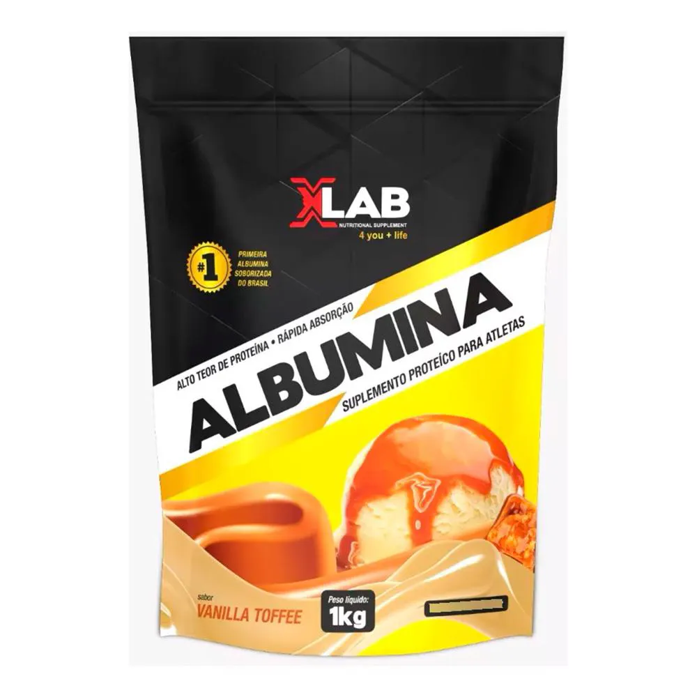 ALBUMINA 1KG SABOR VANILLA TOFFEE X-LAB