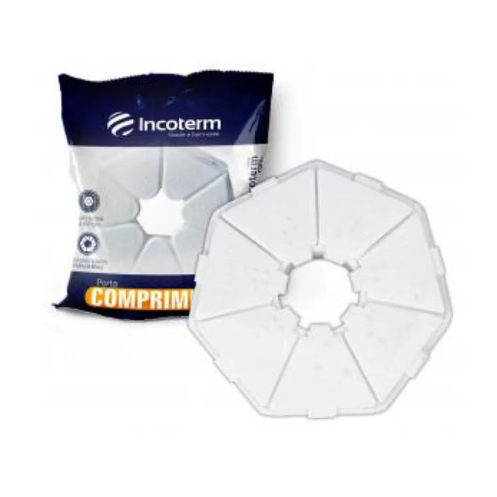 PORTA COMPRIMIDOS INCOTERM BASICO Pequeno Branco