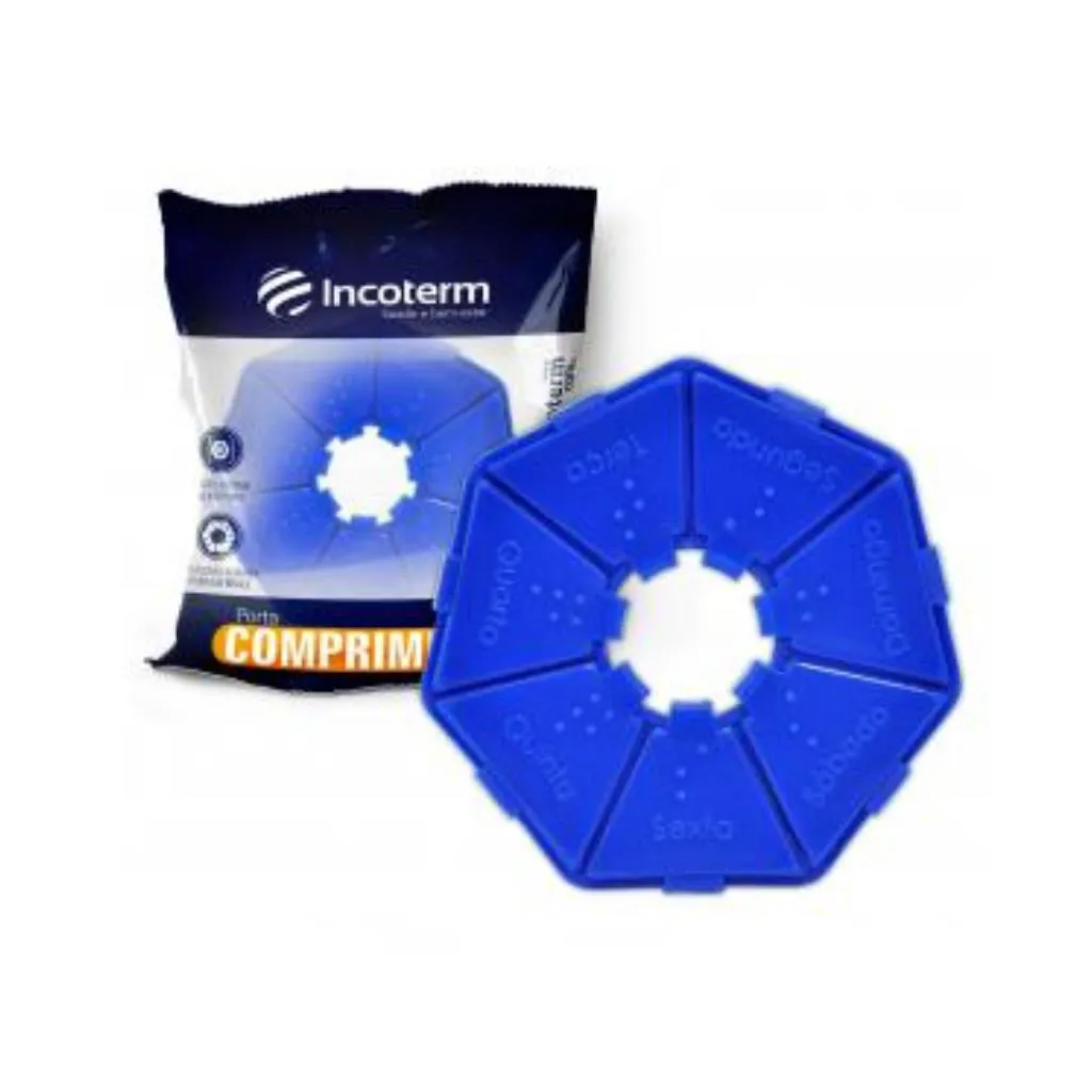 PORTA COMPRIMIDOS INCOTERM BASICO Pequeno Azul