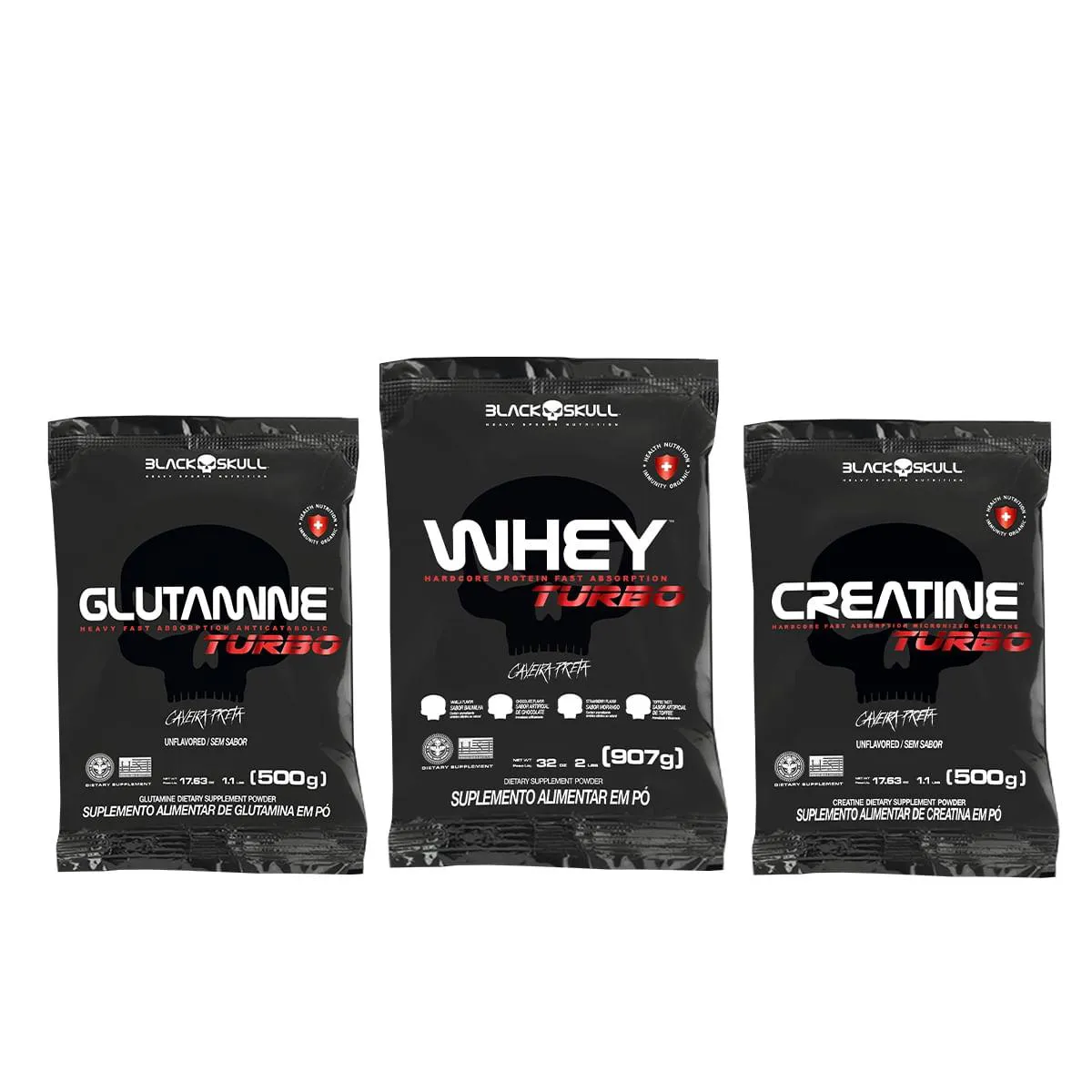 KIT TURBO WHEY + GLUTAMINA + CREATINA KIT TURBO WHEY (CHOCOLATE) + GLUTAMINA + CREATINA