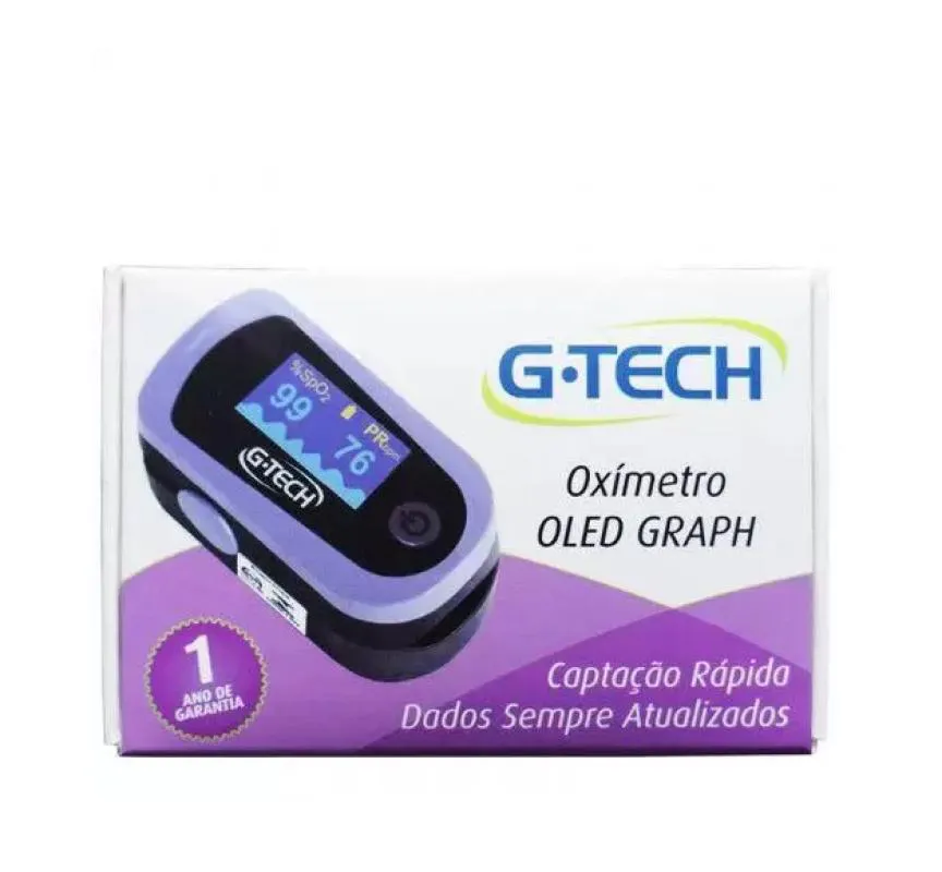 OXIMETRO DIGITAL DE DEDO MEDIDOR DE SATURAçãO E OXIGêNIO NO SANGUE G-TECH