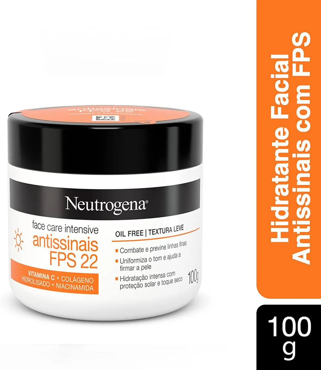 FACE CARE ANTISSINAIS FPS 22 100G NEUTROGENA