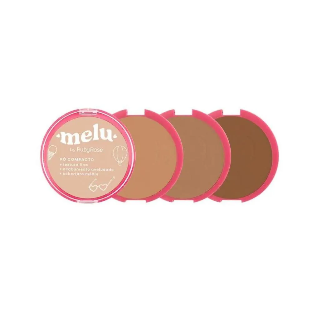 RUBY ROSE Pó COMPACTO MELU RR853 10G Mc60