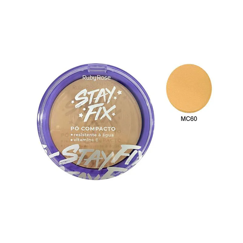 HB 857-1 Pó FACIAL COMPACTO MC60 STAY FIX RUBY ROSE