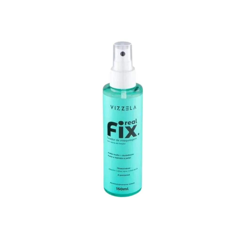 KIT VIZZELA BRINDAGEM GOTAS FIX+REAL FIX FIXADOR MAQUIAGEM