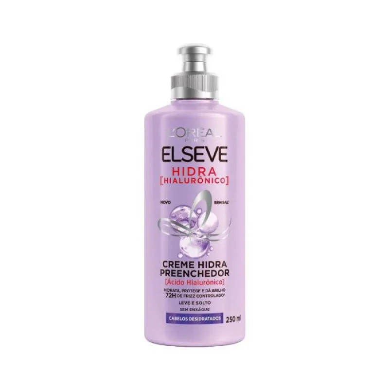 LOREAL CREME PARA PENTEAR ELSEVE HIDRA HIALURôNICO 250ML