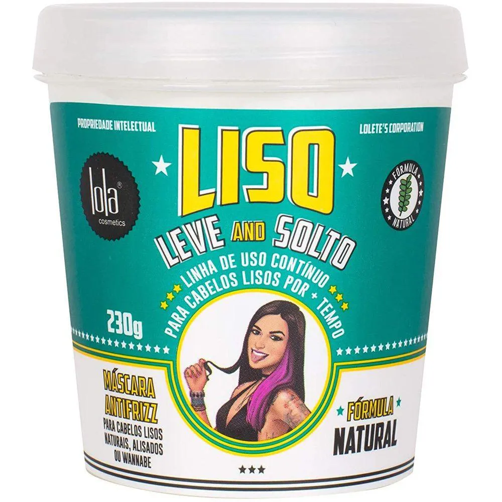 MáSCARA LOLA LISO LEVE AND SOLTO ANTIFRIZZ 230G