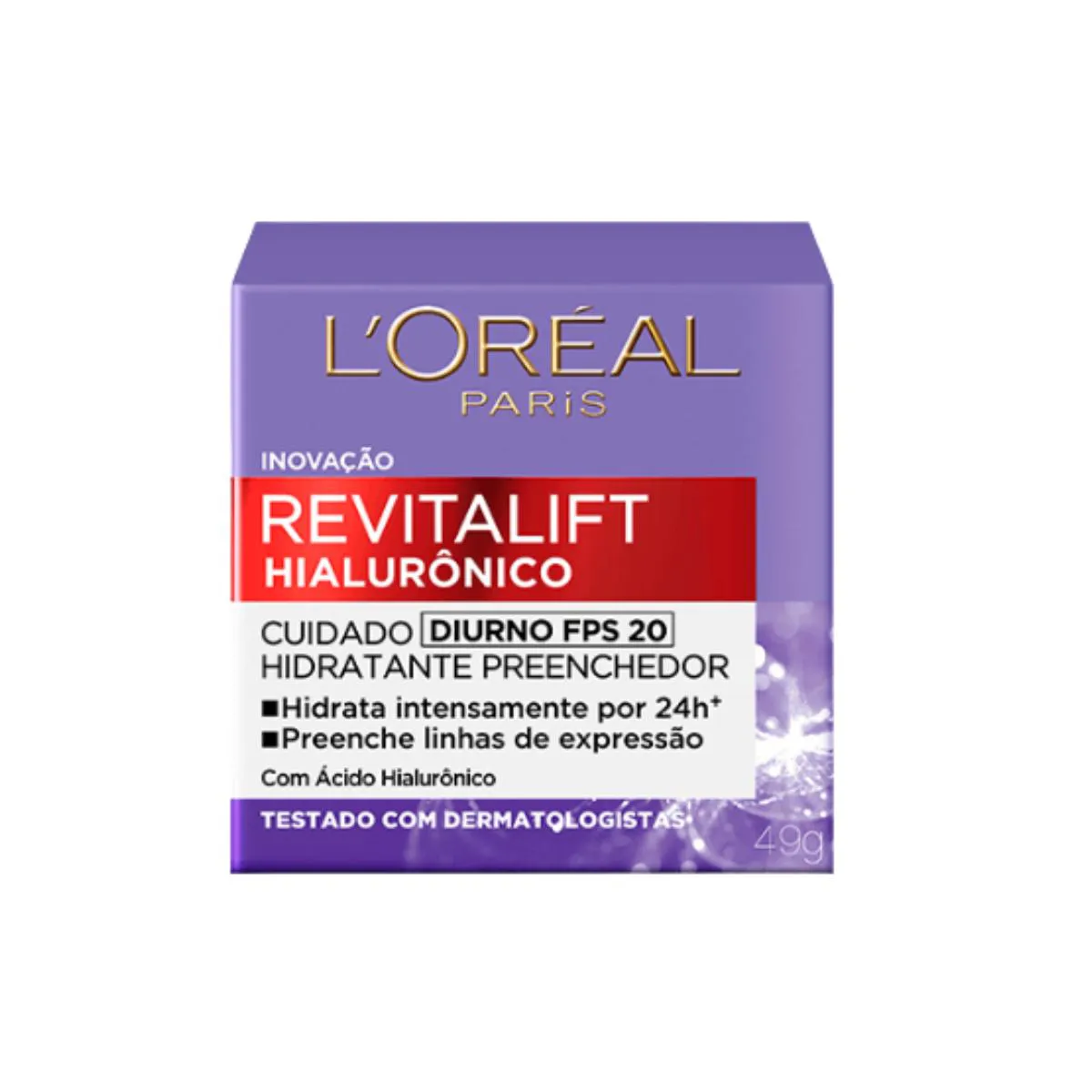 REVITALIFT ANTI-IDADE HIALURôNICO DIURNO FPS20 - 49G LOREAL