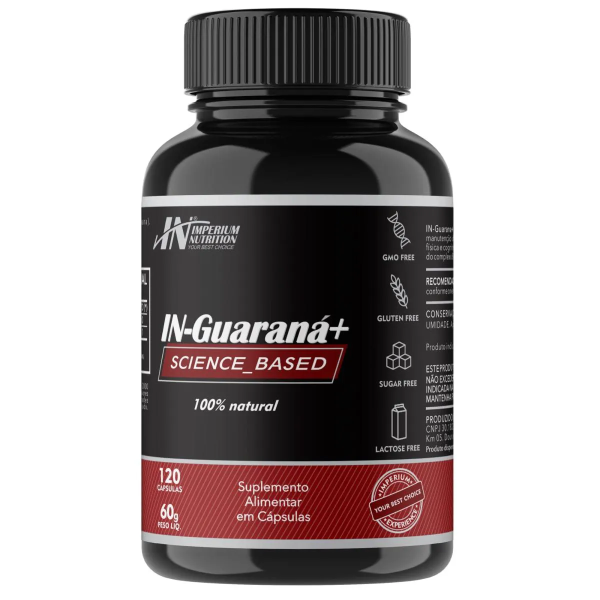 IN-GUARANá+ (GUARANá 120 CáPSULAS) IMPERIUM NUTRITION