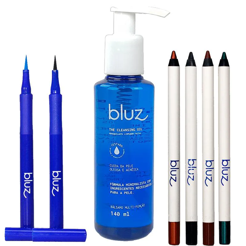 KIT DERMOCOSMéTICOS BLUZ  C/ 7 UNIDADES