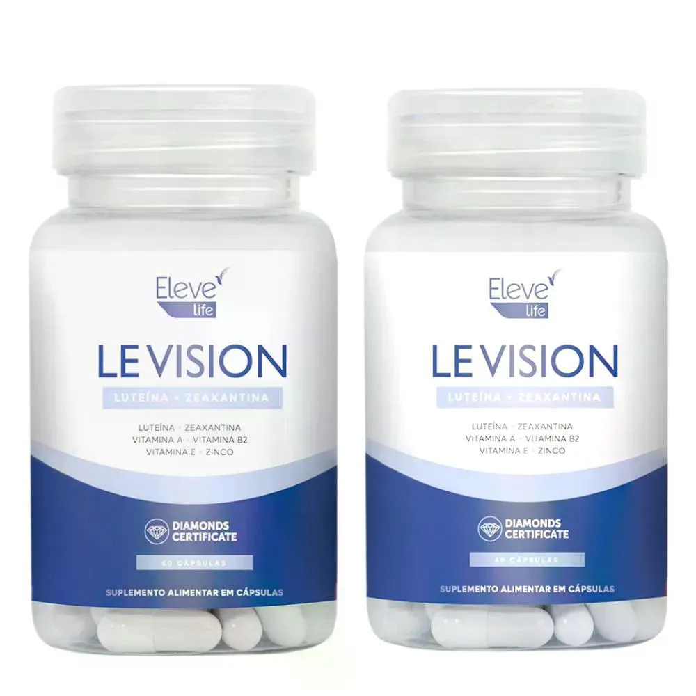 LE VISION - VITAMINAS PARA OS OLHOS - 60 DIAS - 60 CáPSULAS