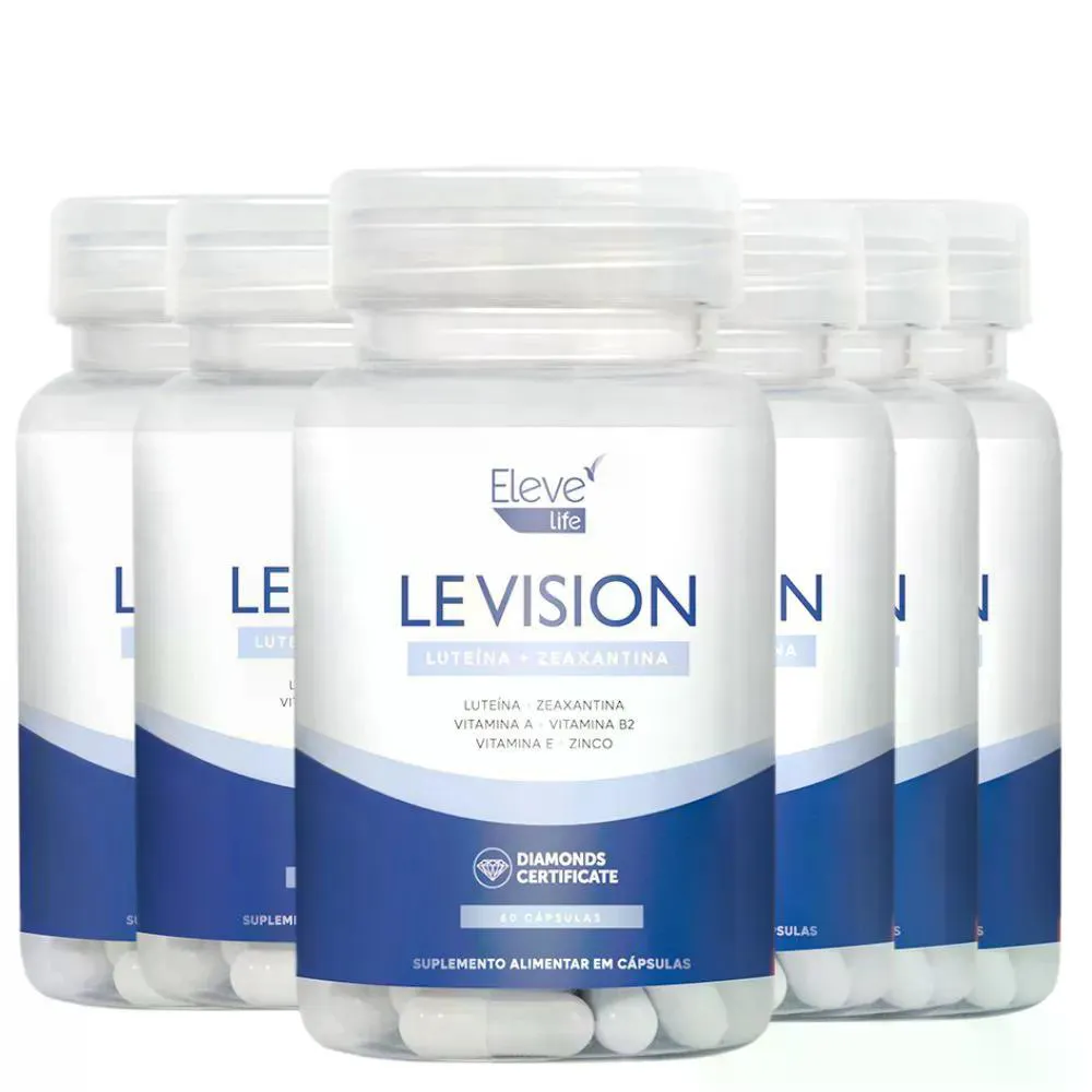 LE VISION - VITAMINAS PARA OS OLHOS 180 DIAS - 180 CáPSULAS