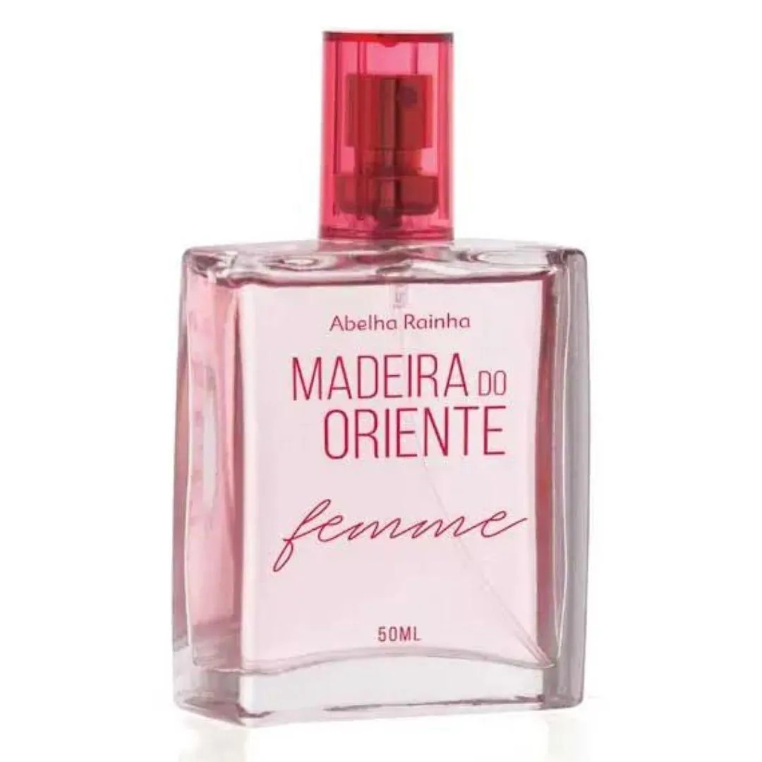 DEO COLôNIA SPRAY FEMININA MADEIRA DO ORIENTE FEMME ABELHA RAINHA 50ML REF 5218