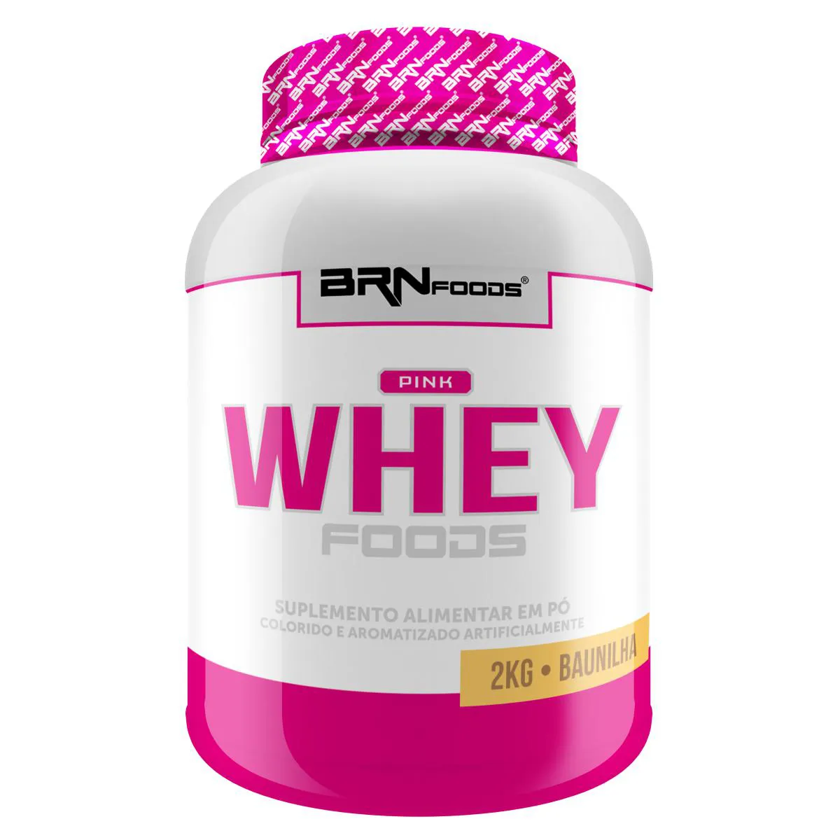 Whey Protein BRN Foods Pink Whey + Colágeno Baunilha 2kg