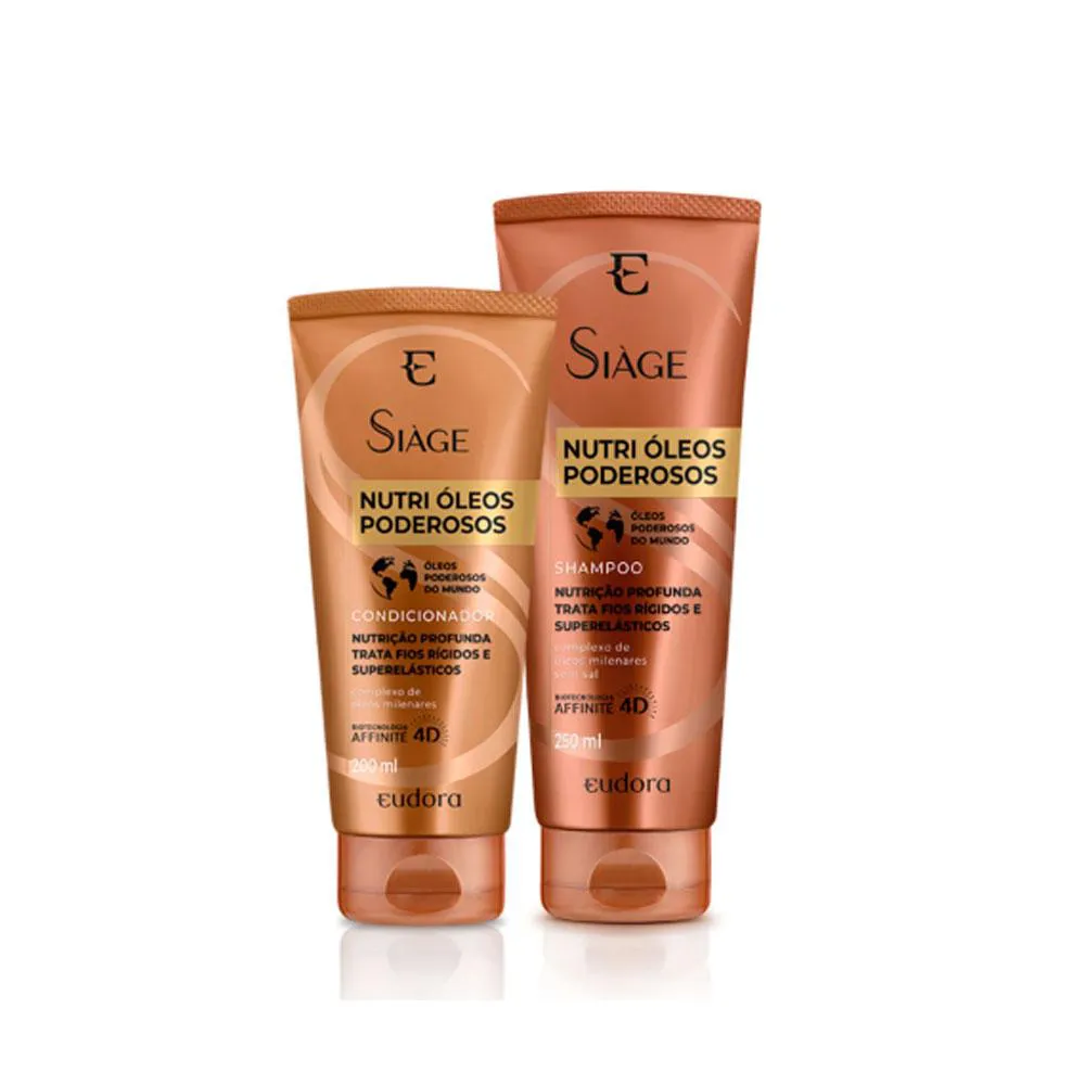 KIT SIàGE NUTRI ÓLEOS PODEROSOS SHAMPOO + CONDICIONADOR