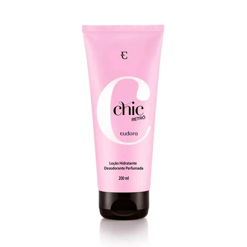 LOçãO DESODORANTE HIDRATANTE CORPORAL CHIC RETRô 200ML