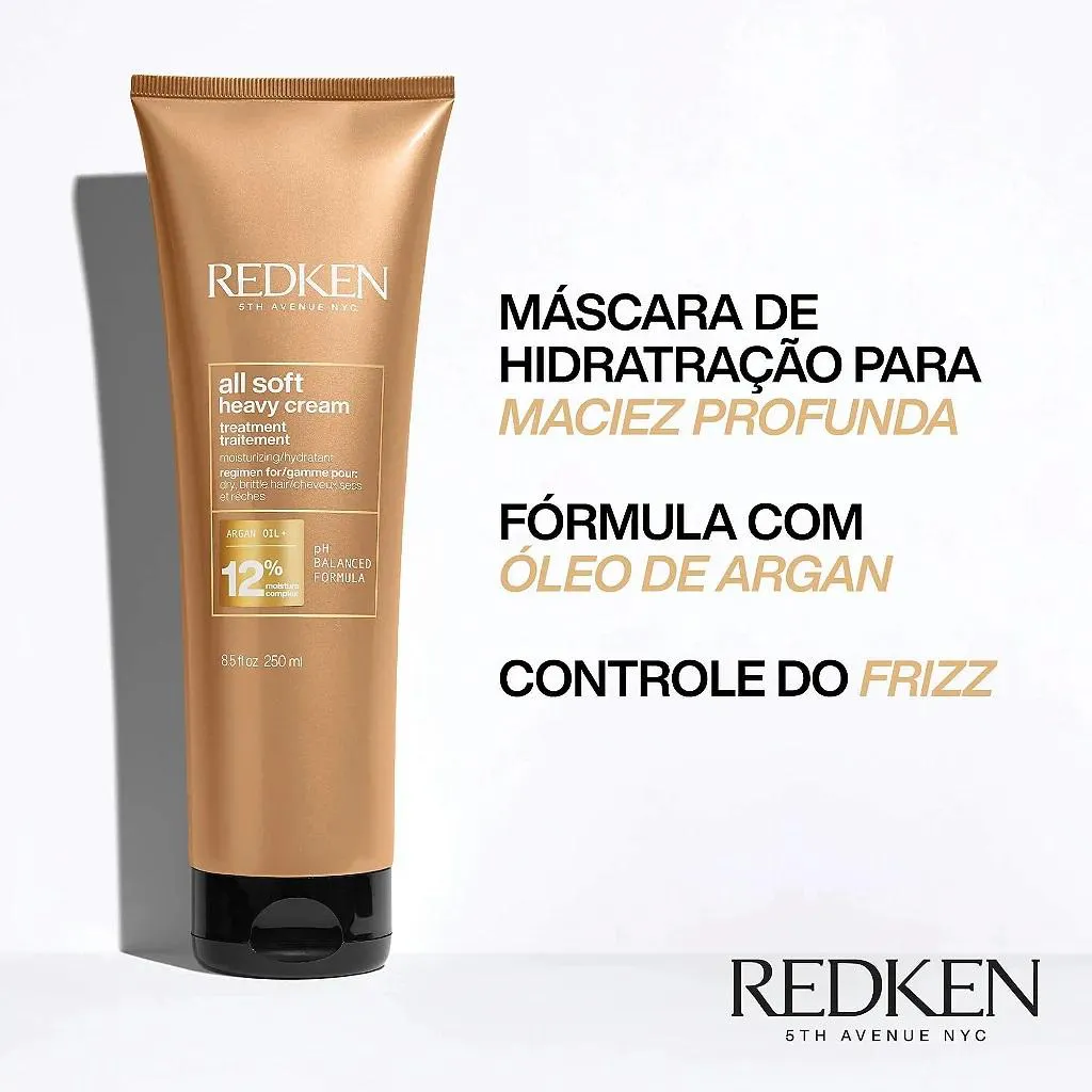 REDKEN ALL SOFT HEAVY CREAM - MáSCARA CAPILAR 250ML