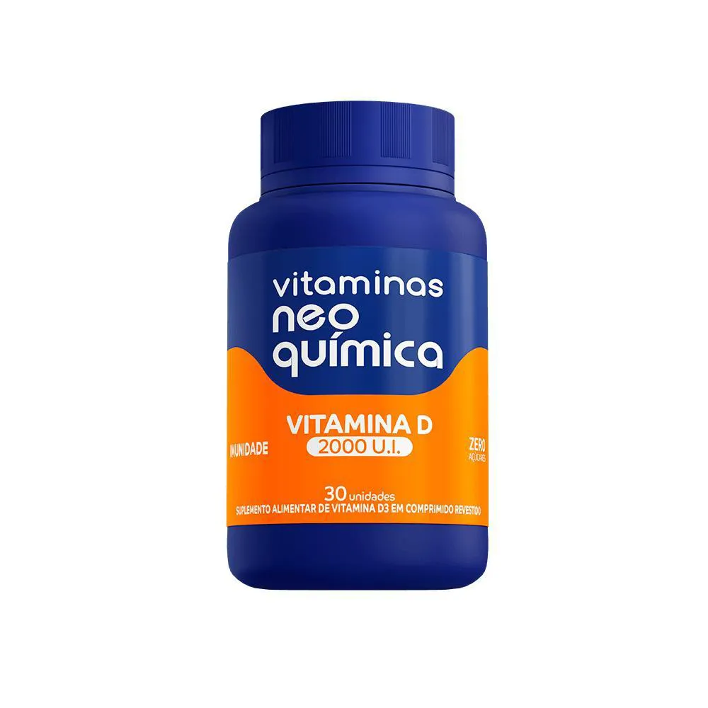 VITAMINA D NEO QUíMICA 2.000 UI 30 COMPRIMIDOS REVESTIDOS