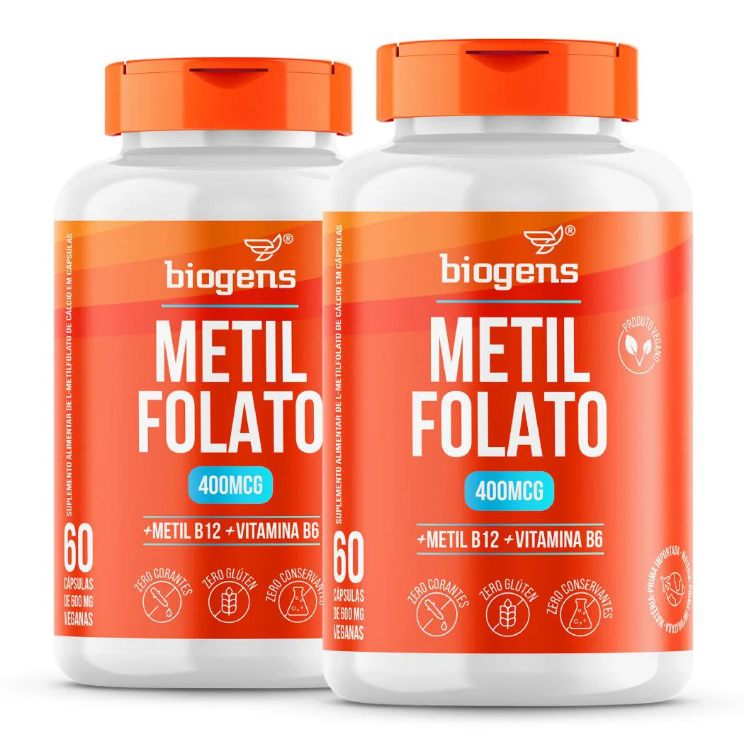 BIOGENS KIT 2X METIL FOLATO 60 CAPS
