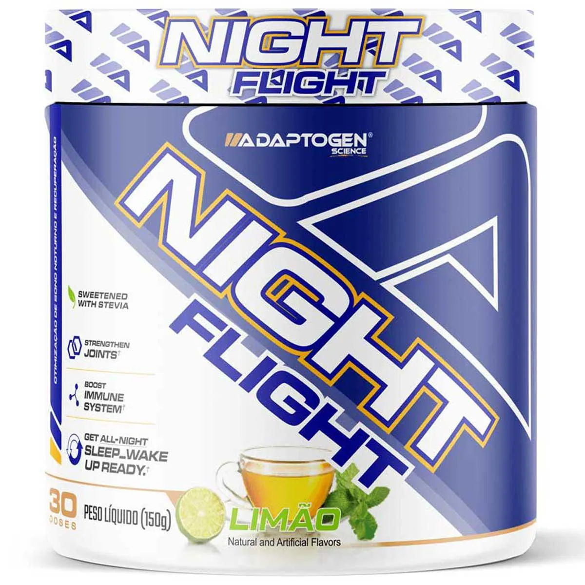 SUPLEMENTO CONDROITINA MSM NIGHT FLIGHT 150G LIMãO